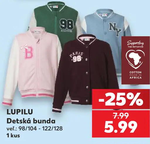 Lupilu Detská bunda