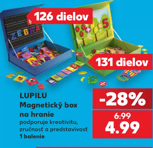 Lupilu magnetický box na hranie