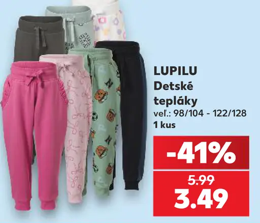 Lupilu Detské tepláky