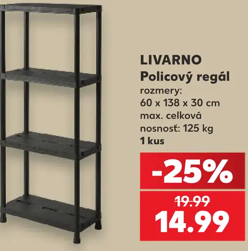 Livarno Policový regál