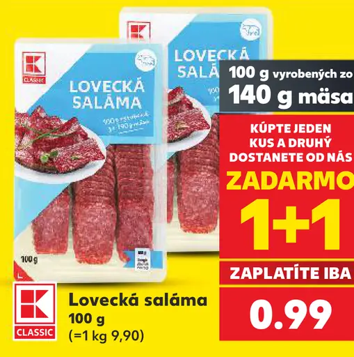 K-Classic Lovecká saláma