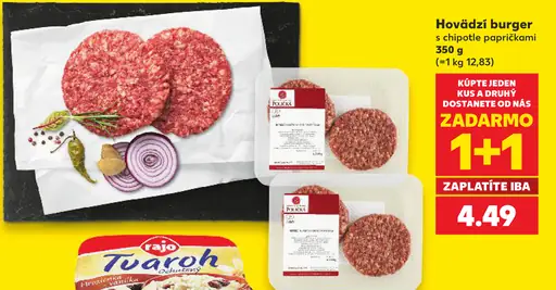 Hovädzí burger s chipotle papričkami