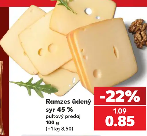 Ramzes údený syr 45 %