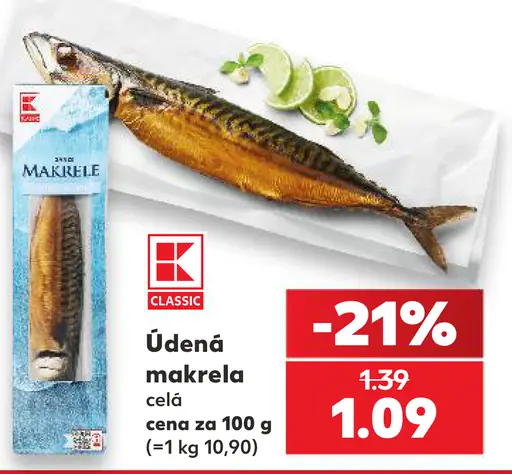 K-Classic Údená makrela