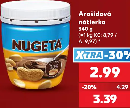 Nugeta Arašidová nátierka