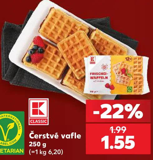K-Classic Čerstvé vafle