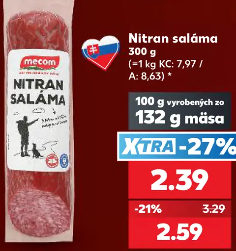 Mecom Nitran saláma