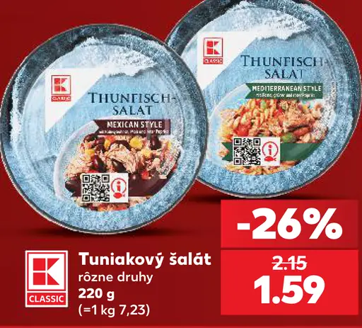 K-Classic Tuniakový šalát