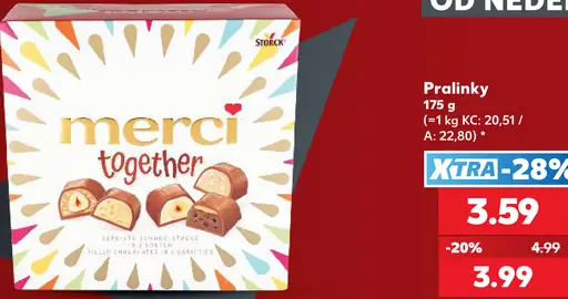 Merci together pralinky
