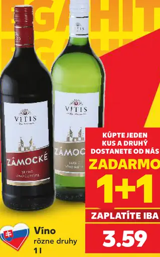 Vitis Galéria víno rôzne druhy