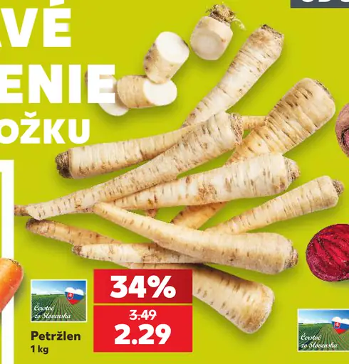 Čerstvé zo Slovenska – petržlen
