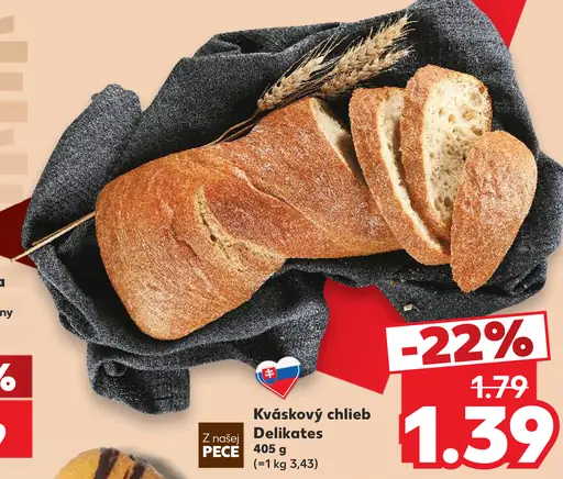 Kvasový chlieb Delikates