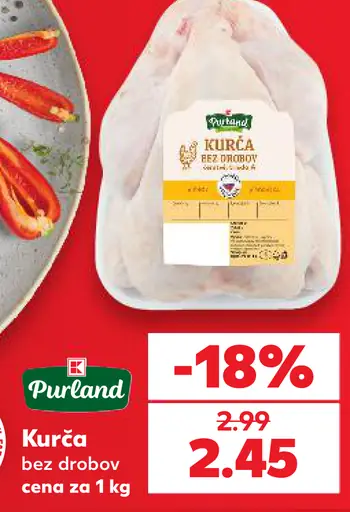 Purland Kurča bez drobov