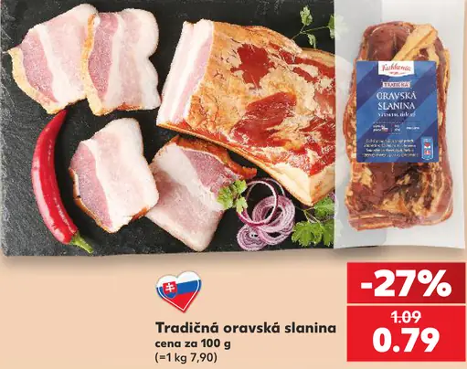Tradičná oravská slanina