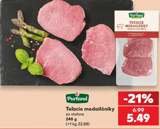 Pureland Teľacie medailóniky zo stehna