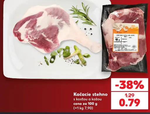 Kačacie stehná s kožou
