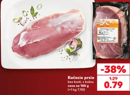Kačacie prsia bez kosti s kožou