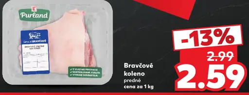 Pureland bravčové koleno predné