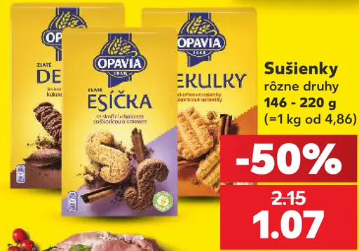 Sušienky rôzne druhy
