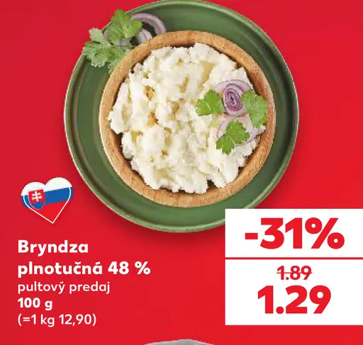 Bryndza plnotučná 48 %