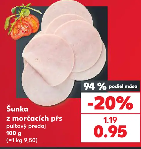 Šunka z morčacích pŕs