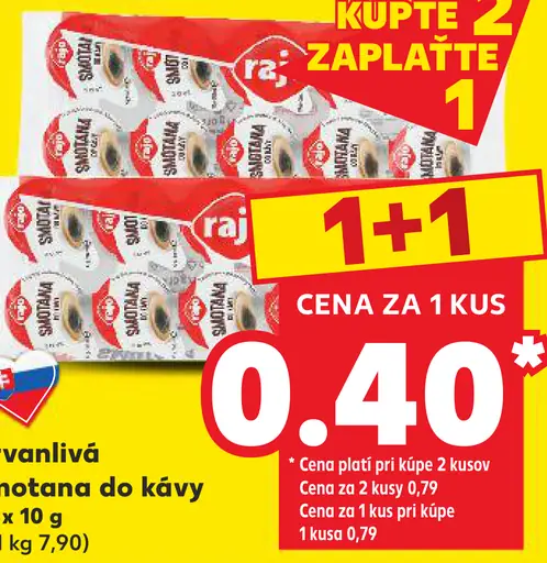 Rajo Trvanlivá smotana do kávy