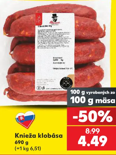 Knieža klobása