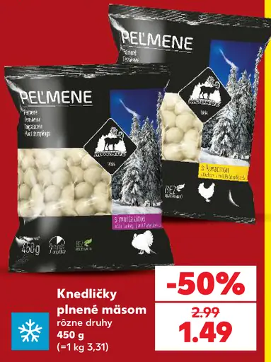 Knedličky plnené mäsom
