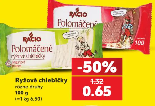 Racio Polomáčené ryžové chlebíčky