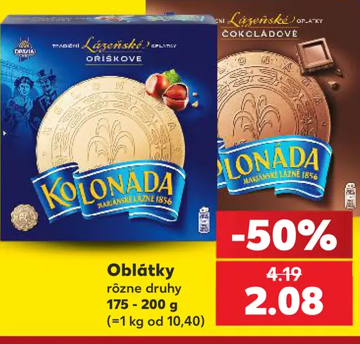 Opavia Kolonáda Oblátky