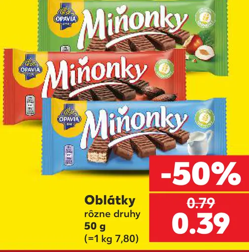Opavia Míňonky oblátky