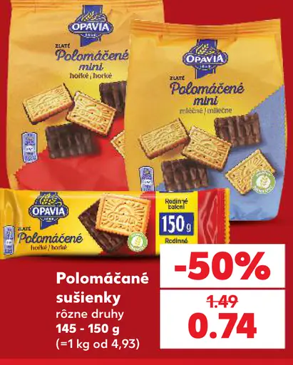 Opavia Polomáčané sušienky