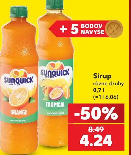 Sunquick sirup Orange, Tropical