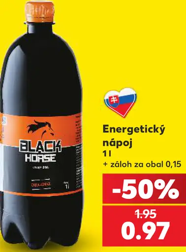 Black Horse energetický nápoj