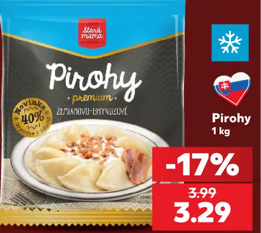 Stará mama Pirohy premium
