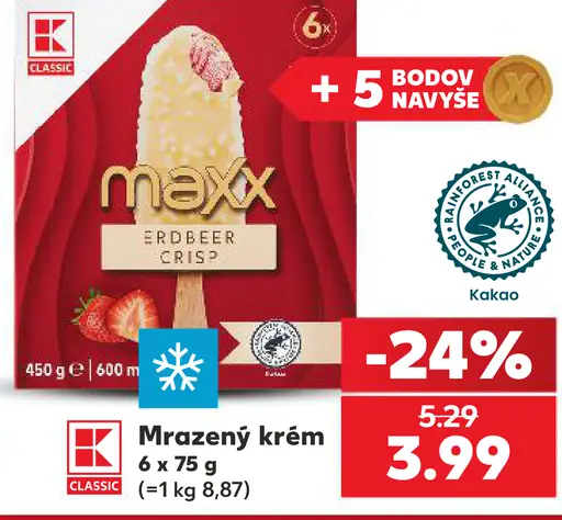 K-Classic mrazený krém kakao