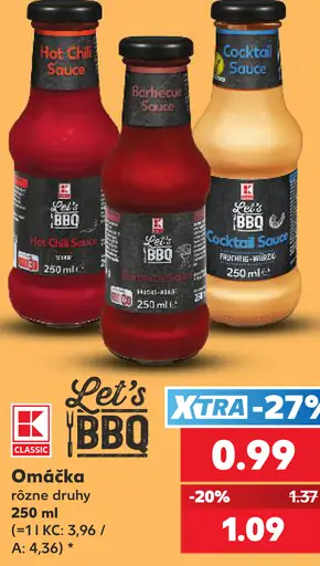 Let’s BBQ omáčka – hot chili, barbecue, cocktail