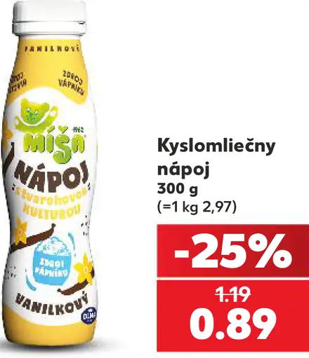 Míša kyslomliečny nápoj