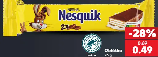 Nestlé Nesquik kakaová oblátka