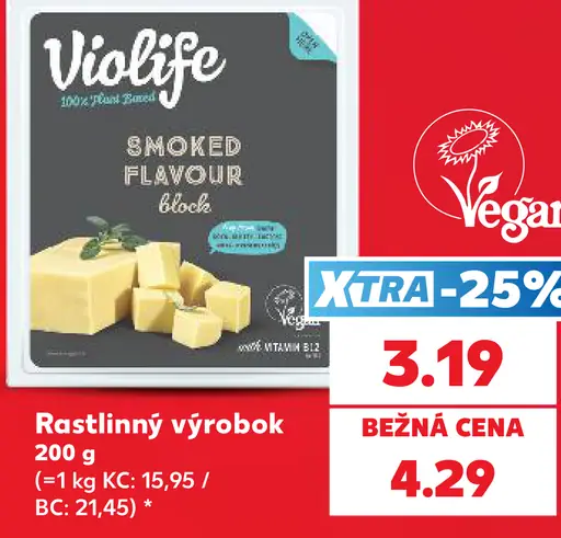 Violife Smoked Flavour Block rastlinný výrobok