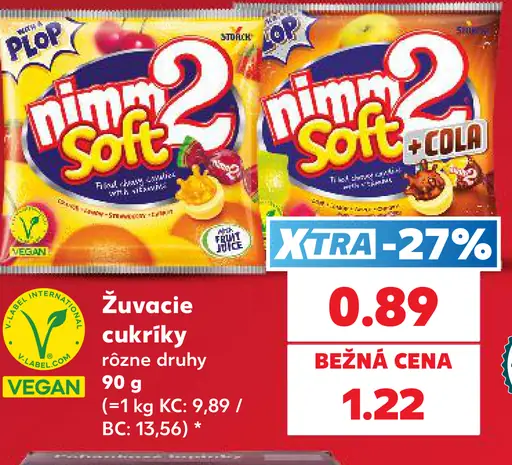 Mimi Soft 2 žuvačky-cukríky