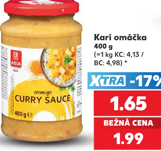 Asia kari omáčka