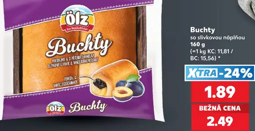 Ölz Buchty so slivkovou náplňou