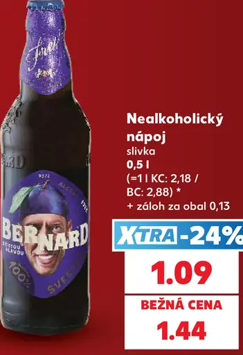 Bernard nealkoholický nápoj slivka