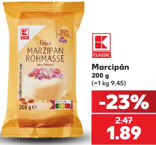 K-Classic marcipán jemný