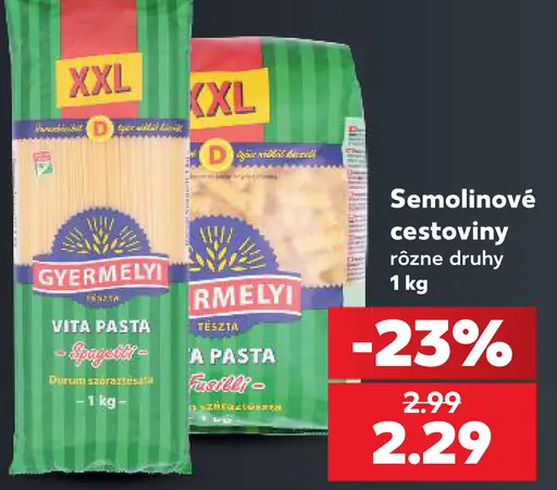 Semolinové cestoviny