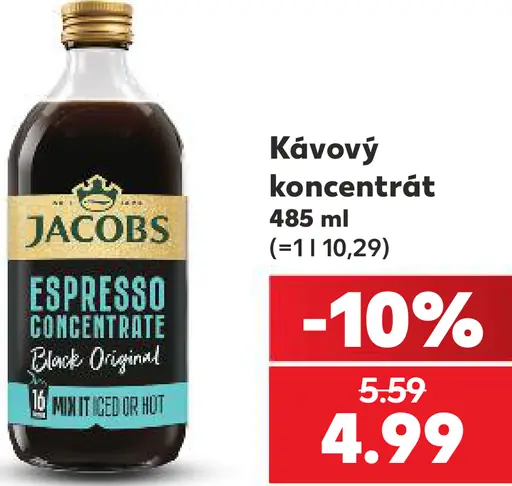Jacobs Espresso Concentrate kávový koncentrát