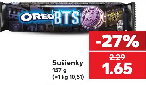Oreo BTS sušienky