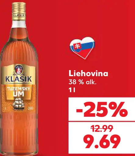 Klasik tuzemský um 38 %