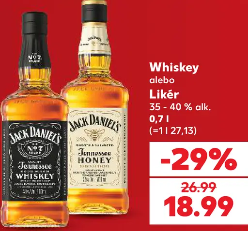 Jack Daniel's Tennessee Honey likér